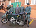 La Guardia Civil recibe 2 motocicletas todo terreno para el SEPRONA
